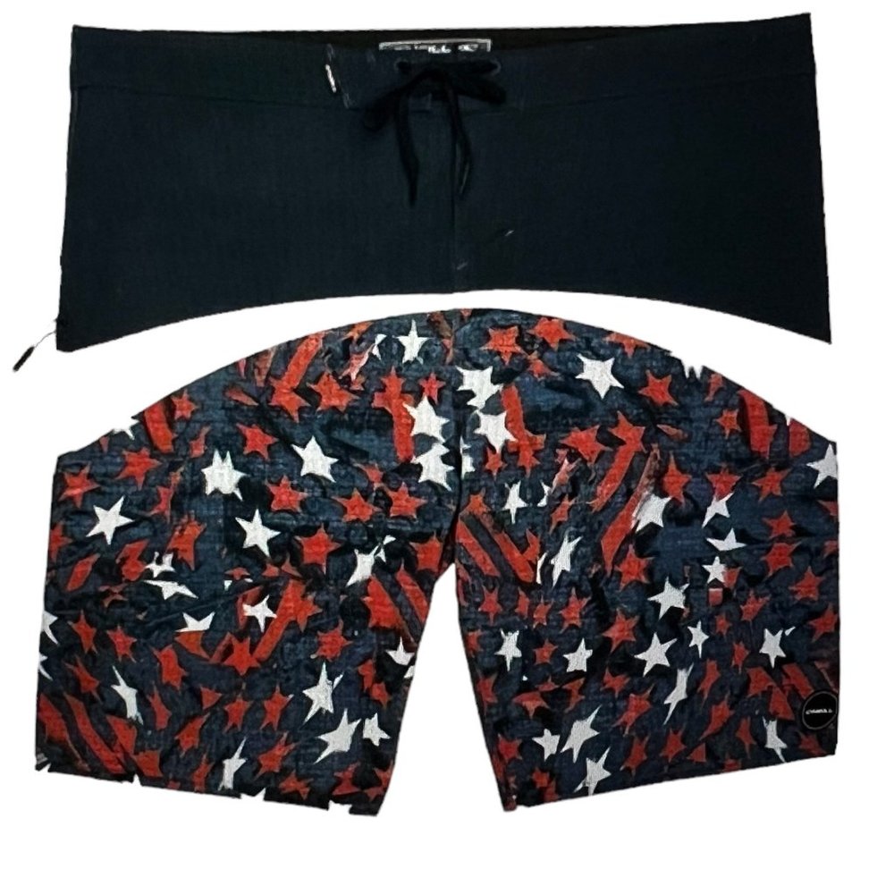 O'NEILL Hyperfreak Red, White, Blue, Star Boardshorts Swim Shorts Trunks…